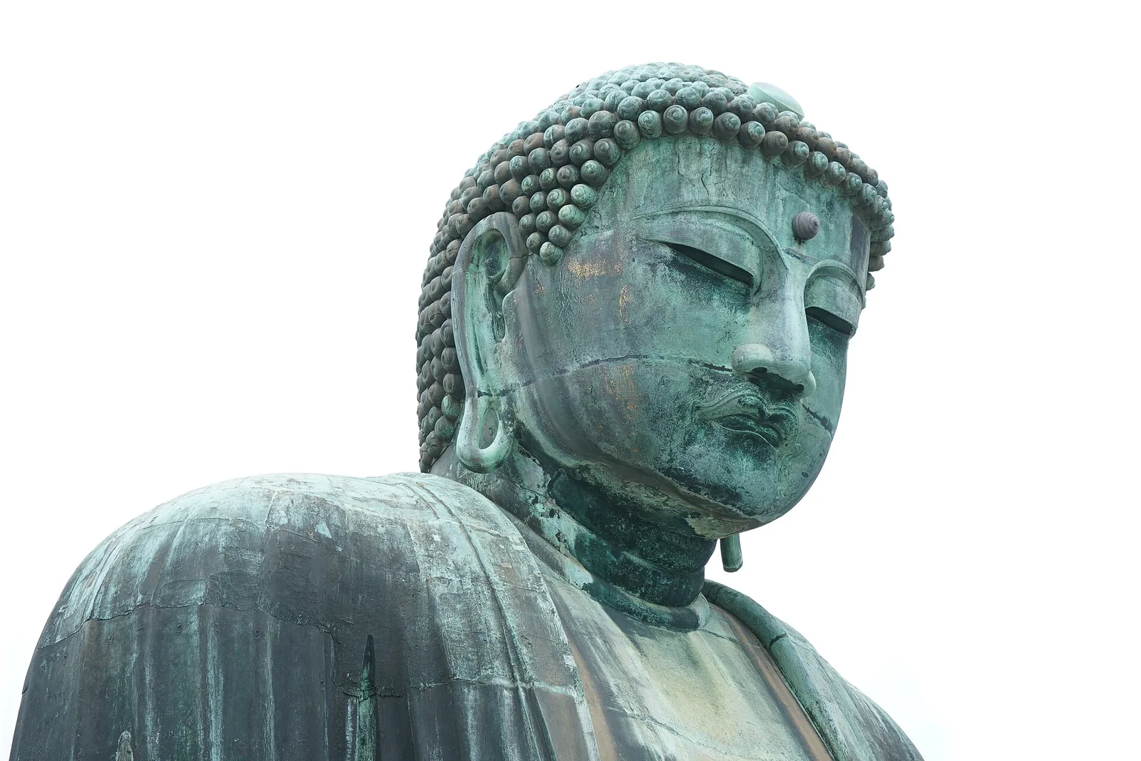 Der Große Buddha von Kamakura in der Präfektur Kanagawa