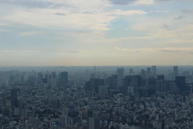 Die Skyline von Tokyo