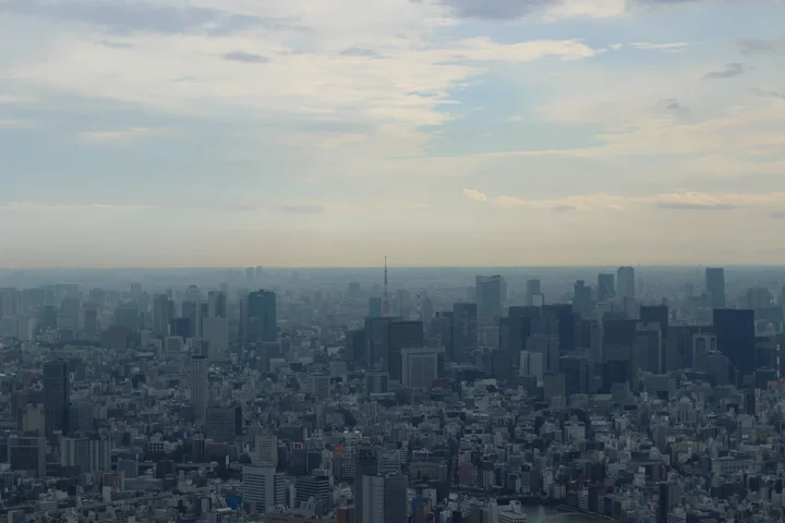 Die Skyline von Tokyo